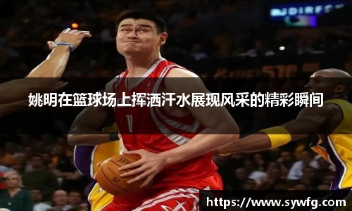 姚明在篮球场上挥洒汗水展现风采的精彩瞬间